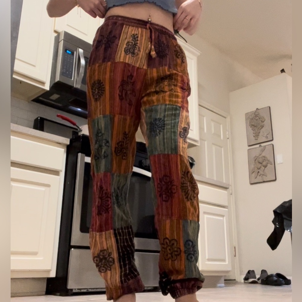 Unique Boho Patchwork Pants